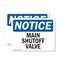 Signmission Main Shutoff Valve, 5 in W x Rectangle, Vinyl Decal OS-2PACK-NS-D-35-L-14096 - alternate 1